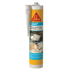 Silicona para baños y cocinas sanisil transparente x280ml Sika