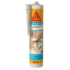 Sellador elástico antihongos x280ml Sika