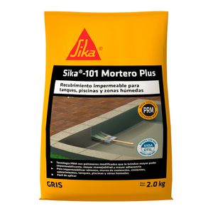 Recubrimiento impermeable 101 Mortero Plus gris x2kg Sika