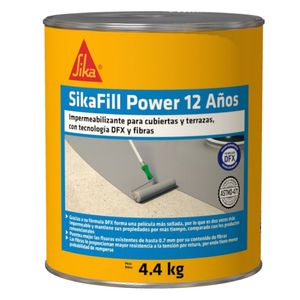 Impermeabilizante sikafill Power 12 blanco x4.4kg Sika