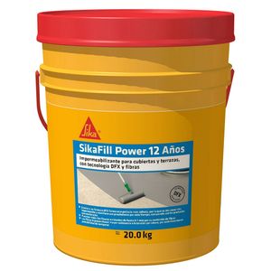 Impermeabilizante sikafill Power 12 gris x20kg Sika
