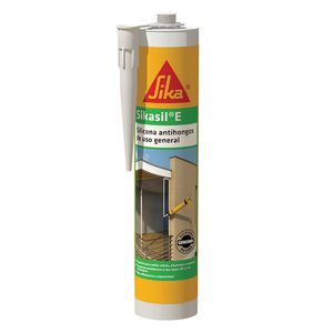 Sellador siliconado sikasil-E transparente x280ml Sika