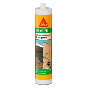 Sellador para exteriores superficies no porosa sikasil E gris x280ml Sika