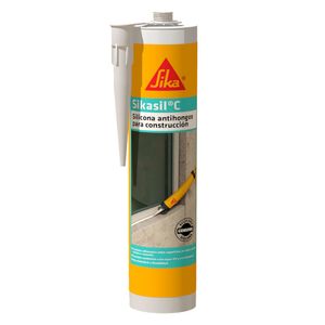 Sellador sikasil C exteriores superficies no porosas transparente x280ml Sika
