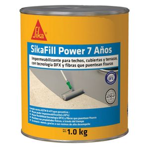 Impermeabilizante sikafill-7 Power rojo x1kg Sika