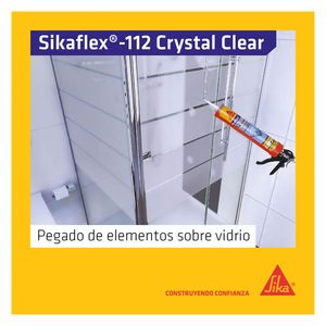 Sellante sikaflex -112 Crystal Clear transparente x290ml Sika
