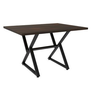 Mesa de comedor M toscana 120x90cm negro Moduofi