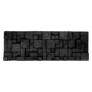 Pared listelo canande negro 30.5x7cm 0.08m2 Artepiso