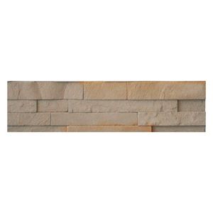 Piedra cayambe crema veteada 50x15cm 0.9m2 Artepiso