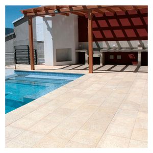 Piso pared mediterránea crema 40x40x1.7cm 0.32m2 Artepiso
