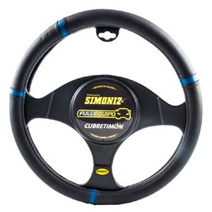 Cubretimón negro líneas azules x24und Simoniz