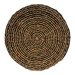 Individual fibra natural dise 33cm black Krea