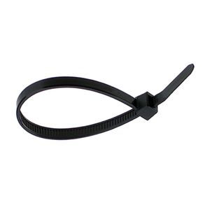 Amarre plástico negro 4.8x250mm x100und Forte