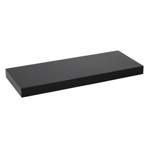 Repisa flotante 60x29.7x3.8cm negro Krea