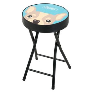 Piso banquito dog lover 30x30x50cm azul M+Design
