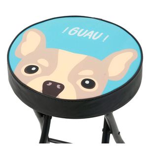 Piso banquito dog lover 30x30x50cm azul M+Design