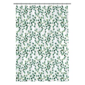 Cortina de baño 180x180cm eucaliptus Cotidiana