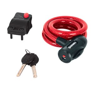 Candado para bicicleta con llave 12x1200mm Truper