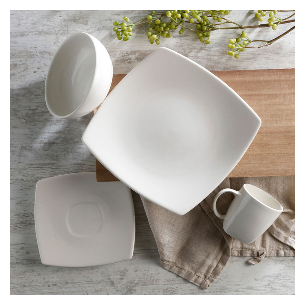 Puestos Vajillas NavideÃ±as Homecenter VAJILLA PUESTOS 16 PIEZA