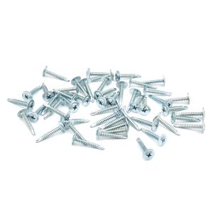 Tornillo extraplano madera zincado 8 mm x 2" 50 unidades Camejia