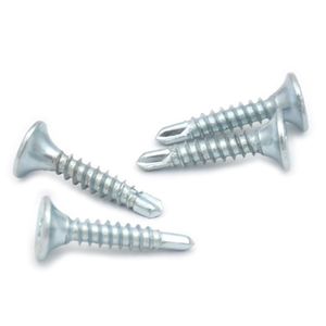 Tornillo avellanado Phillips punta broca 6 mm x 3/4" 12 unidades Camejia