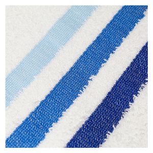 TOALLA BAÑO 70X140 380G BCO/ AZUL F