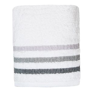 TOALLA MANO 40X65 380G BCO/GRIS FRA