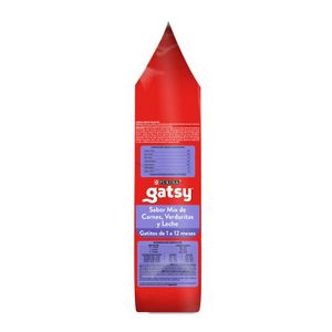 Alimento para gatito sabor carne verdura y leche x1.5kg Gatsy
