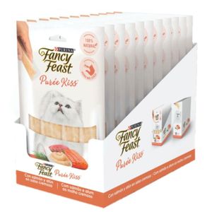 Alimento húmedo purée kiss sabor salmón y atún x40g Fancy Feast