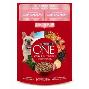 Alimento húmedo para perro sabor salmón x85g Purina One