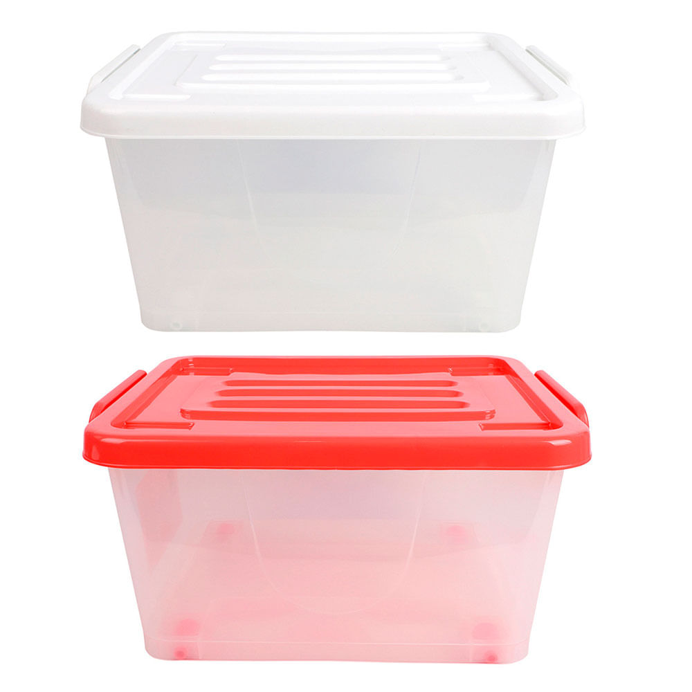 SET CAJA ORG 26L RUEDA TRANSP TAPA CR 2C