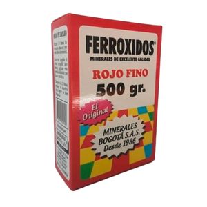 Mineral Corriente Ferroxido Rojo x 500gr