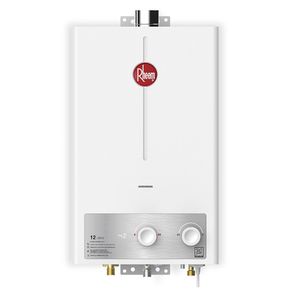Calentador Rheem 12Lt Gas natural Tiro forzado blanco