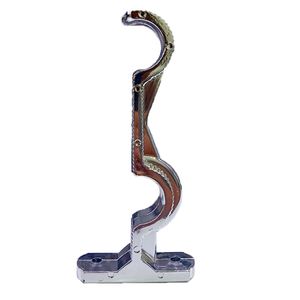 Soporte doble 1" cromado Decorarco