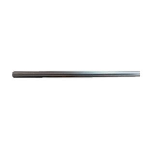 Tubo aluminio ranurado 1/2" 3m cromado Decorarco