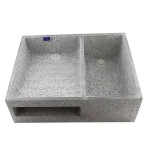 Lavadero Sobreponer granito 60x60x16Cm