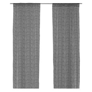 Cortina blackout lino Ojalete gris 130x220cm Cotidiana