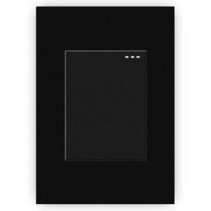 Interruptor sencillo Black Luxury Mercury