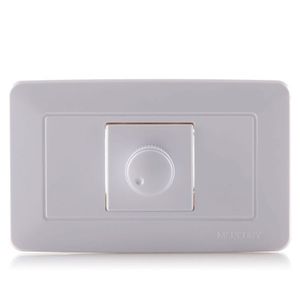 Dimmer sencillo blanco Mercury