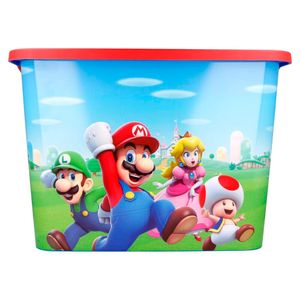 Caja organizadora Click 23L Super Mario Stor