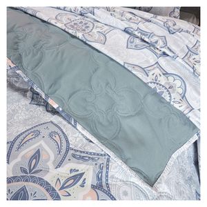 Cubrelecho + Juego de sábanas Extradoble Alison azul Wamsutta