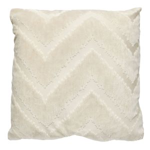 Cojín Unicolor 45x45 cm  zigzag/beige Wamsutta