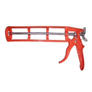 Calafateadora esqueleto plástica para silicona 9'' rojo Discover
