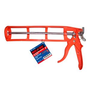 Calafateadora esqueleto plástica para silicona 9'' rojo Discover