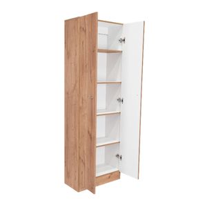 Clóset 2 puertas 180x60x30cm Home duna/blanco RTA