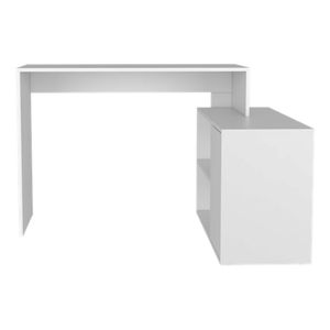 Escritorio esquinero L Rennes 73.6x116.65x100cm blanco RTA