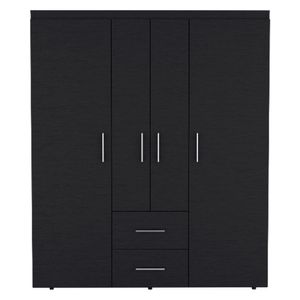 Clóset 4 puertas 177.9x150.3x50.4cm Bariloche eco wengué RTA