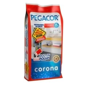Pegacor interior blanco x25kg Corona