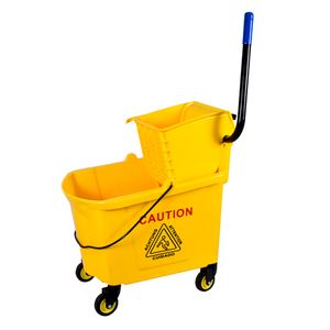 Balde exprimidor amarillo x26lt Triple Clean