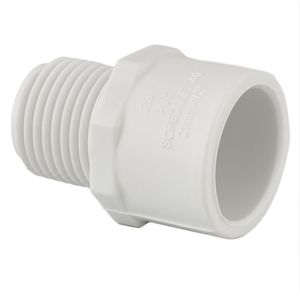 Adaptador macho presión PVC 1/2" Gerfor
